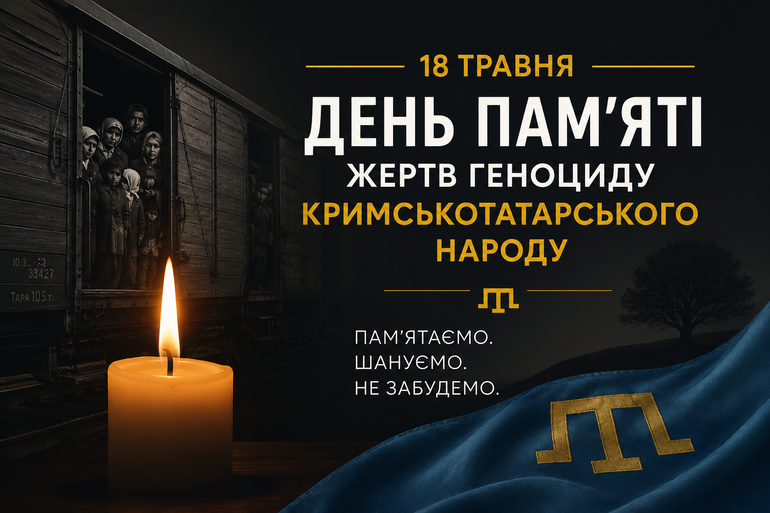 ДЕНЬ ПАМ’ЯТІ ЖЕРТВ ГЕНОЦИДУ КРИМСЬКОТАТАРСЬКОГО НАРОДУ