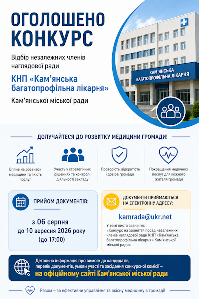 Оголошено конкурс. Вибір незалежних членів наглядової ради